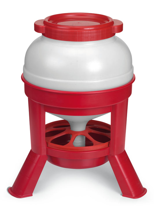 Little Giant Plastic Dome Poultry Feeder | Top-Fill Chicken & Duck Feeder