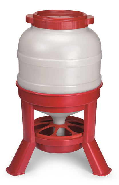 Little Giant Plastic Dome Poultry Feeder | Top-Fill Chicken & Duck Feeder