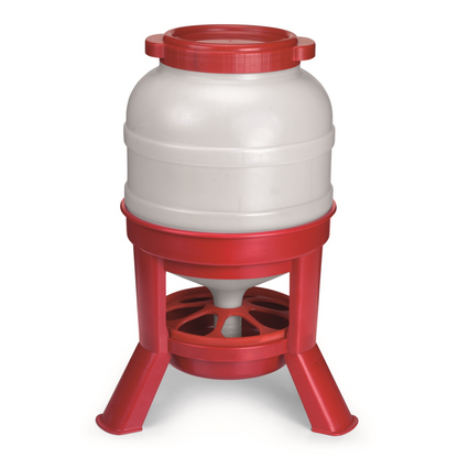 Little Giant Plastic Dome Poultry Feeder | Top-Fill Chicken & Duck Feeder