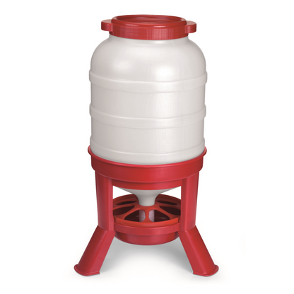 Little Giant Plastic Dome Poultry Feeder | Top-Fill Chicken & Duck Feeder