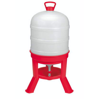 Little Giant Plastic Dome Poultry Waterer | Top-Fill Chicken & Duck Waterer | 10 Gallon
