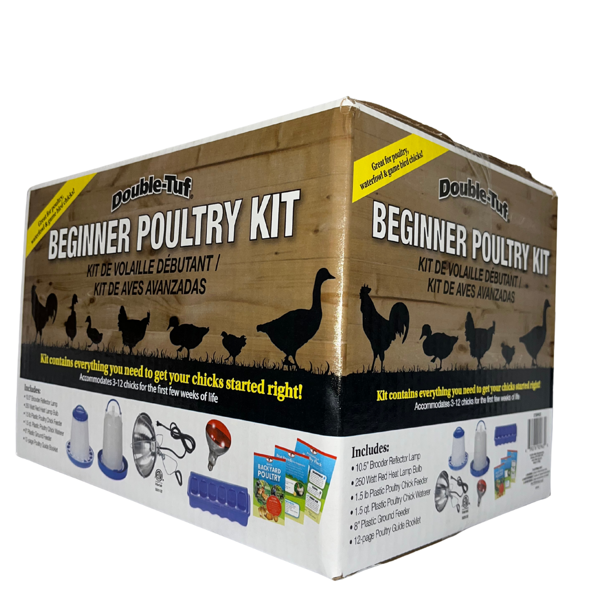 Double-Tuf Beginner Poultry Kit | Complete Chick Starter Set with Waterer & Feeders