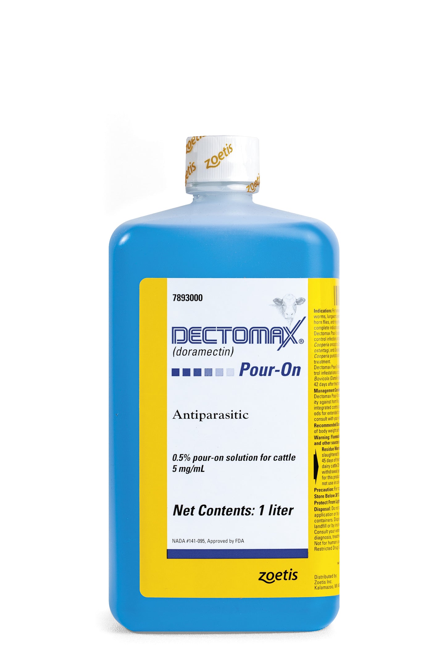 Zoetis DECTOMAX Pour-On Doramectin for Cattle – Controls Parasites