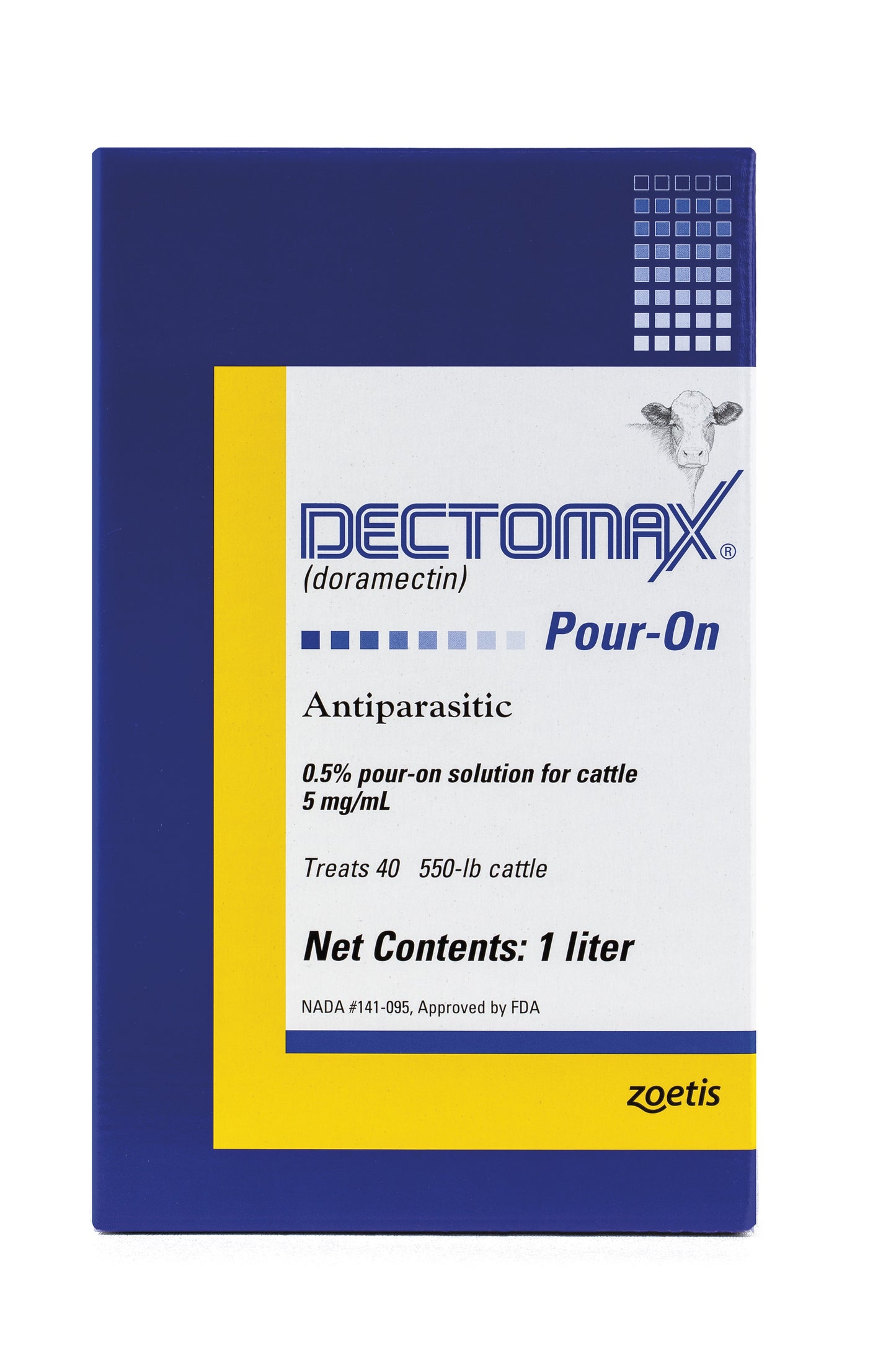 Zoetis DECTOMAX Pour-On Doramectin for Cattle – Controls Parasites
