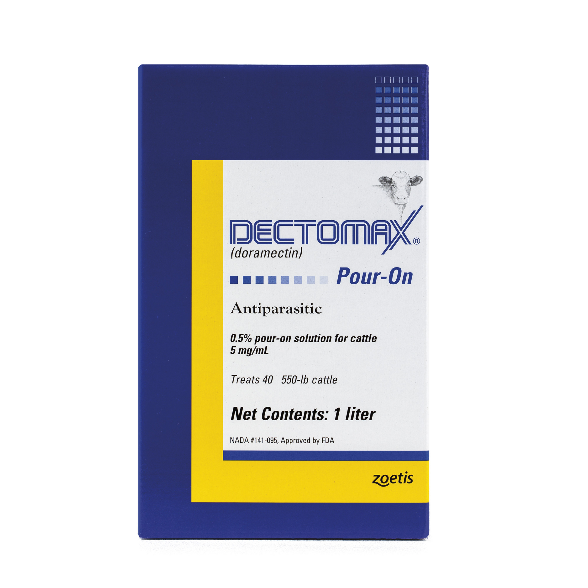 Zoetis DECTOMAX Pour-On Doramectin for Cattle – Controls Parasites