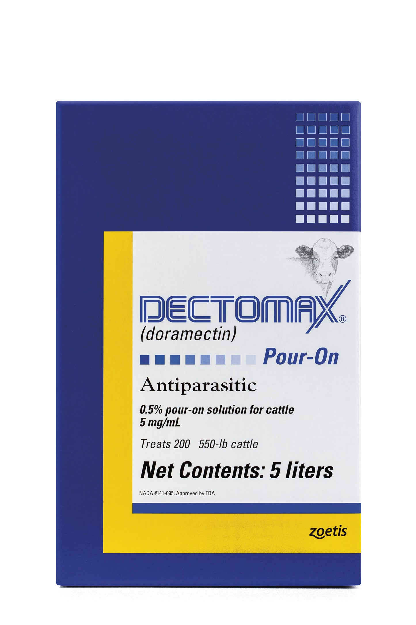 Zoetis DECTOMAX Pour-On Doramectin for Cattle – Controls Parasites