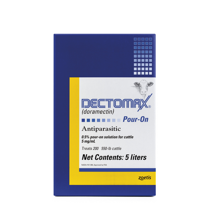 Zoetis DECTOMAX Pour-On Doramectin for Cattle – Controls Parasites