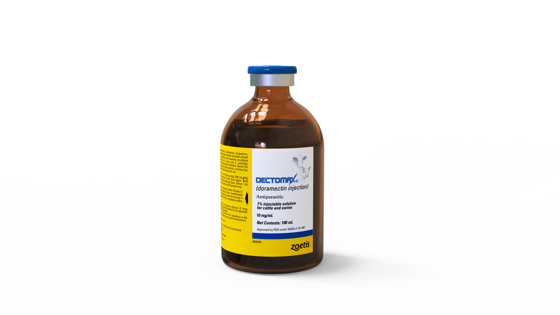 Zoetis Dectomax Injectable Solution for Cattle & Swine – Parasite Control