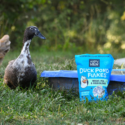 Happy Hen Duck Pond Flakes | High-Protein Duck & Waterfowl Treat | 2 lb