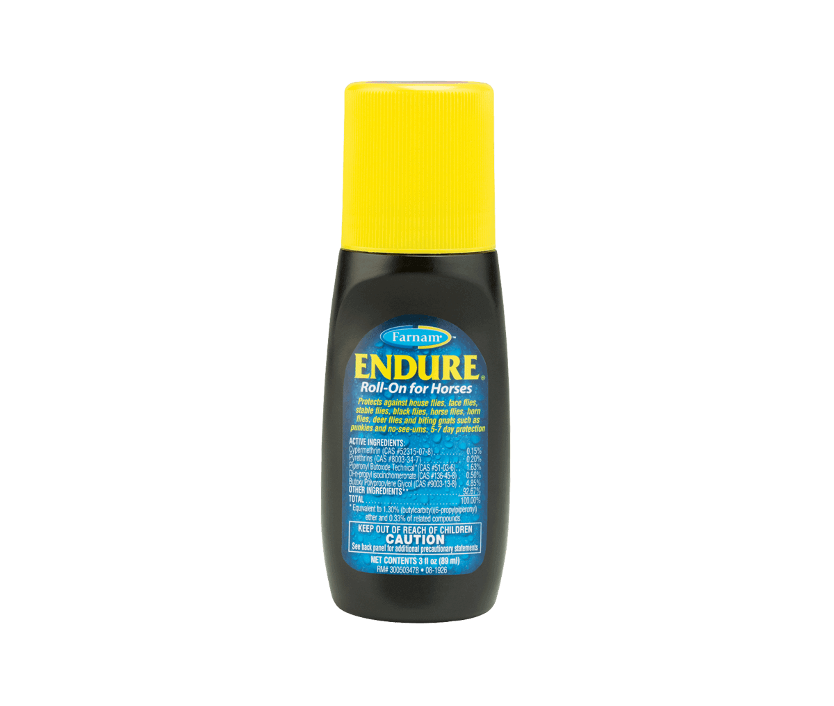 Farnam Endure Roll-On – Sweat-Resistant Horse Fly & Insect Repellent