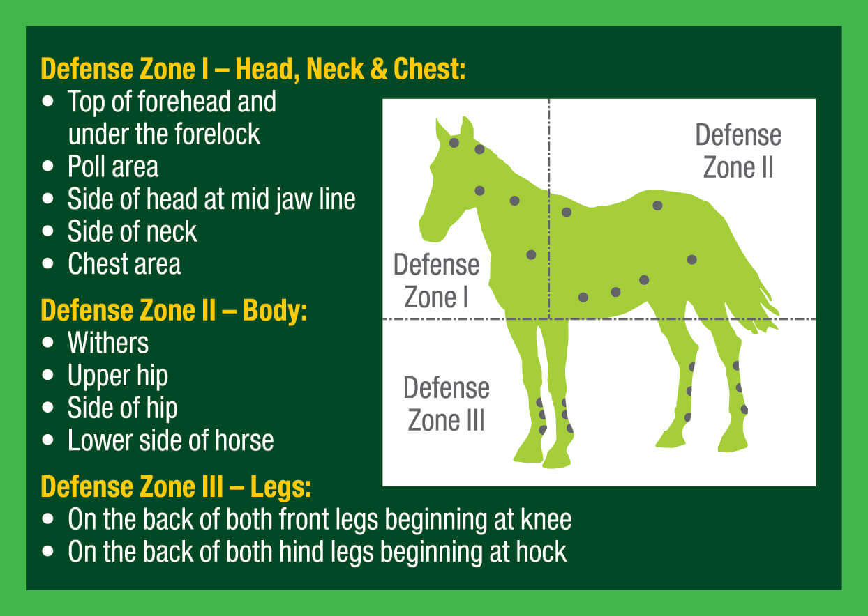 Horse Fly Control Kit with Feed-Through, Spray, Spot-On & Roll-On