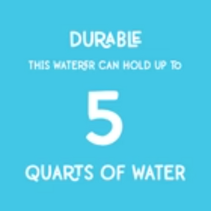 Manna Pro Duck & Goose Waterer | 5 Qt BPA-Free Heavy-Duty Drinker
