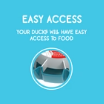 Manna Pro Duck & Goose Feeder | 7 lb BPA-Free Feeder for 5–15 Birds