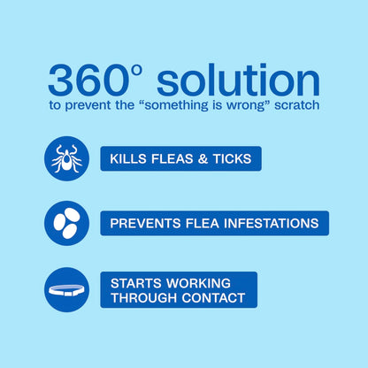 Adams Plus Flea & Tick Collar for Dogs | Water-Resistant | 7-Month Protection