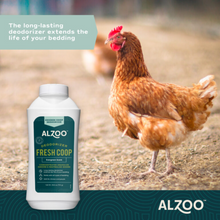 ALZOO Fresh Coop Chicken Coop Deodorizer 26.6 oz | Mineral-Based Odor Control