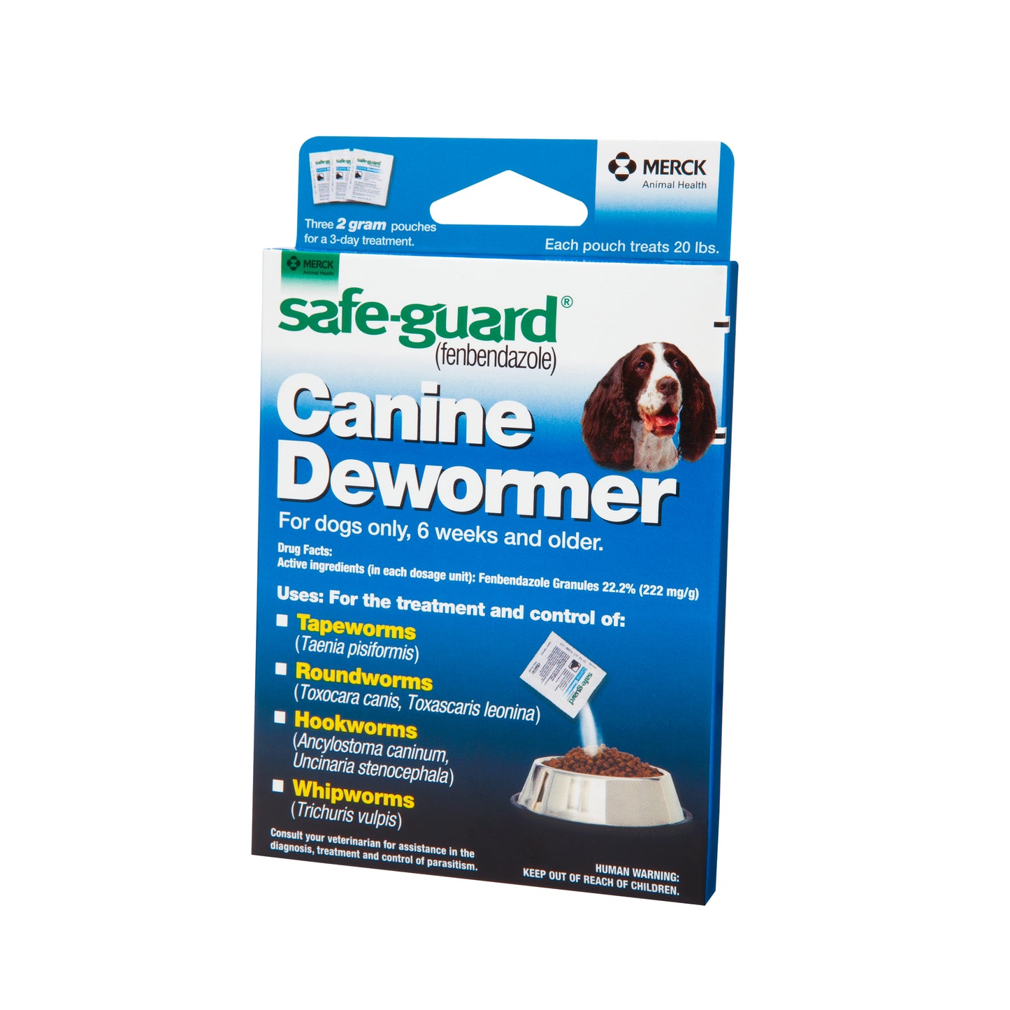 Safeguard Canine Dewormer 22.2% Fenbendazole | Treats Roundworms, Hookworms & Tapeworms