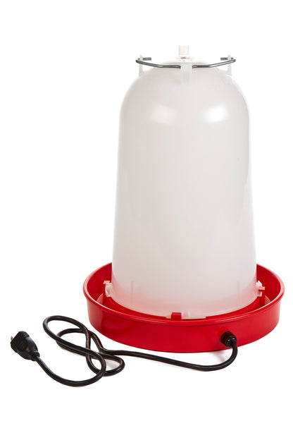API Heated Chicken Waterer | Thermostatically-Controlled Poultry Waterer | 3 Gallon