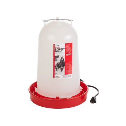 API Heated Chicken Waterer | Thermostatically-Controlled Poultry Waterer | 3 Gallon