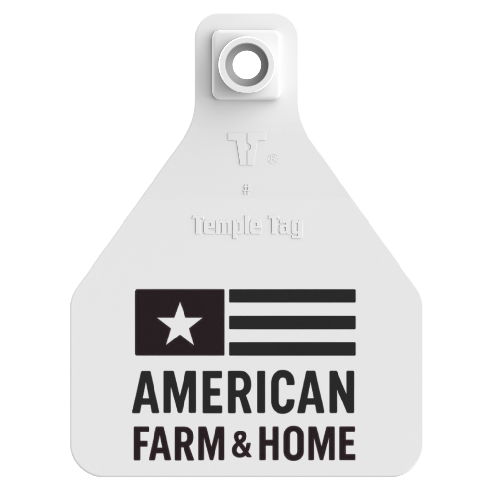 Temple (Z Tags) Herdsman Two-Piece Calf ID Ear Tag | Custom Print