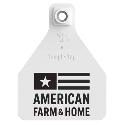 Temple (Z Tags) Herdsman Two-Piece Calf ID Ear Tag | Custom Print