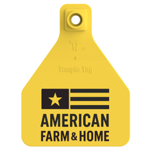Temple (Z Tags) Herdsman Two-Piece Calf ID Ear Tag | Custom Print