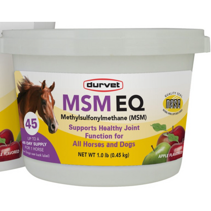 Durvet MSM EQ | Horse & Dog Joint Support Powder | 1 lb.