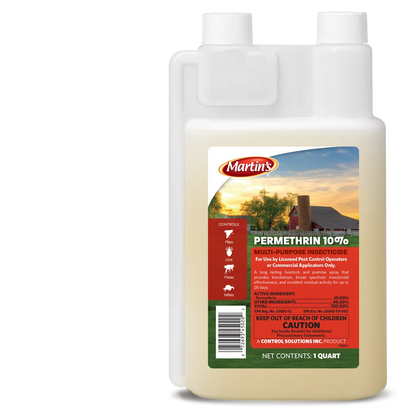 Martins Permethrin 10% | Multi-Purpose Livestock & Premise Insecticide