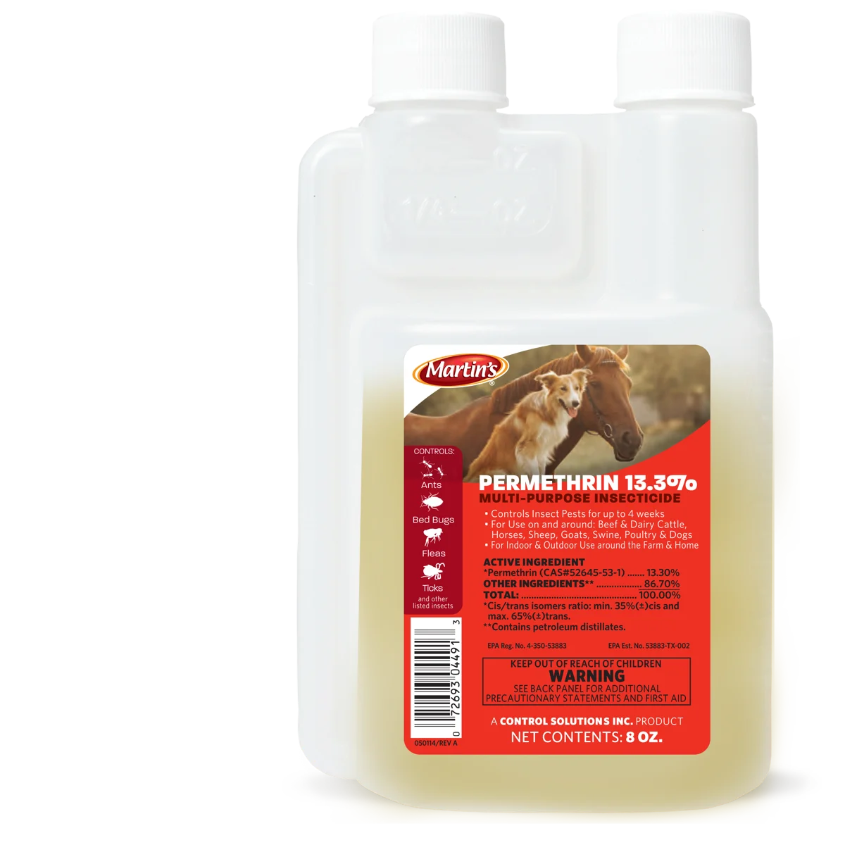 Martins Permethrin 13.3% | Multi-Purpose Livestock, Indoor & Premise Insecticide