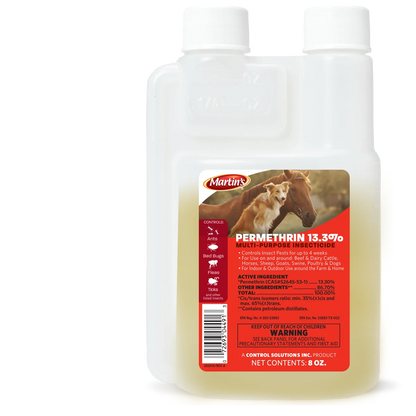 Martins Permethrin 13.3% | Multi-Purpose Livestock, Indoor & Premise Insecticide