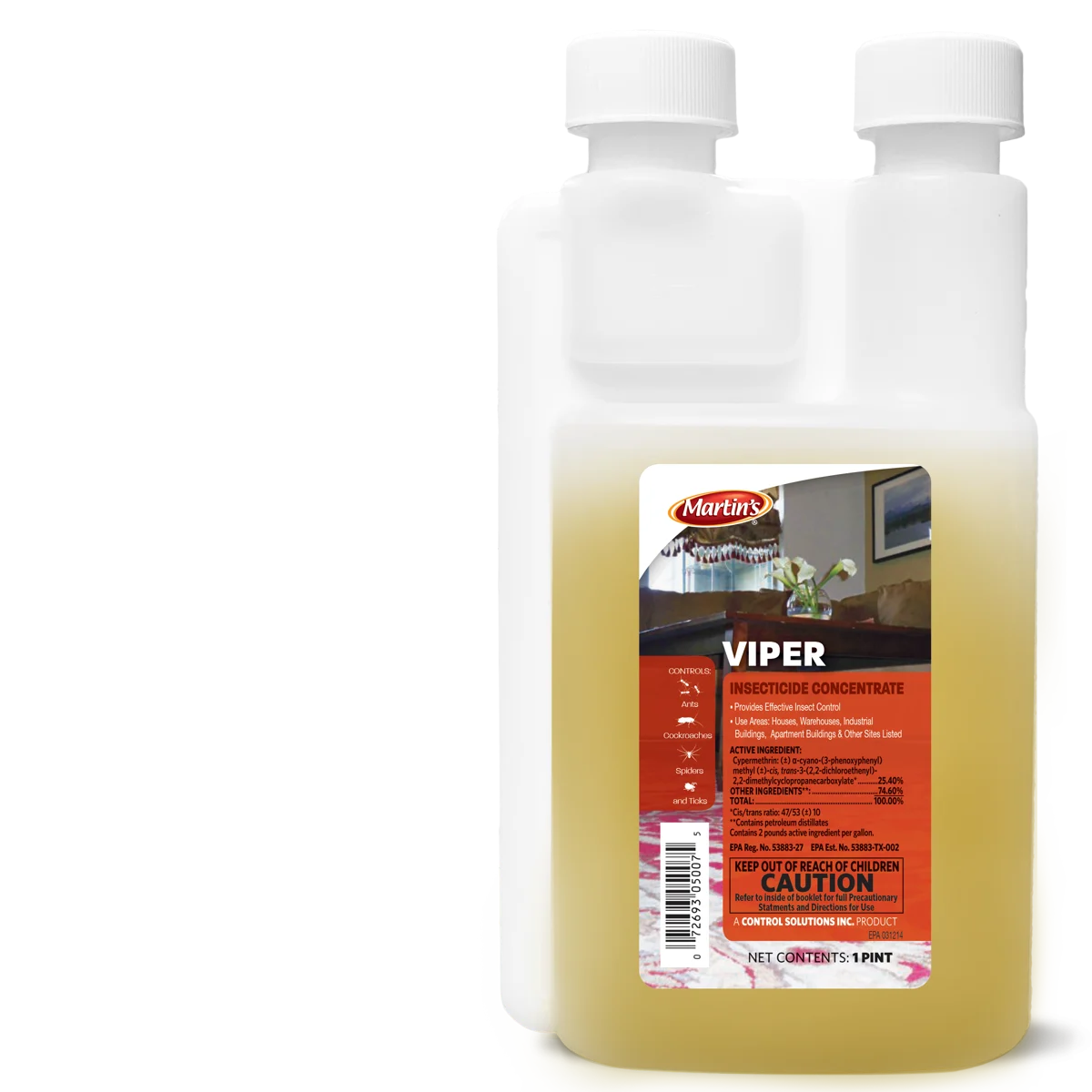 Martin’s Viper Indoor & Outdoor Insecticide Concentrate | Cypermethrin