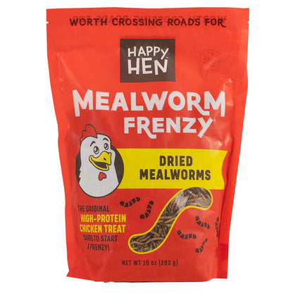 Chicken Treat Time Bundle | Mealworms, Treat Square & Hanging Basket | Happy Hen Treat Kit