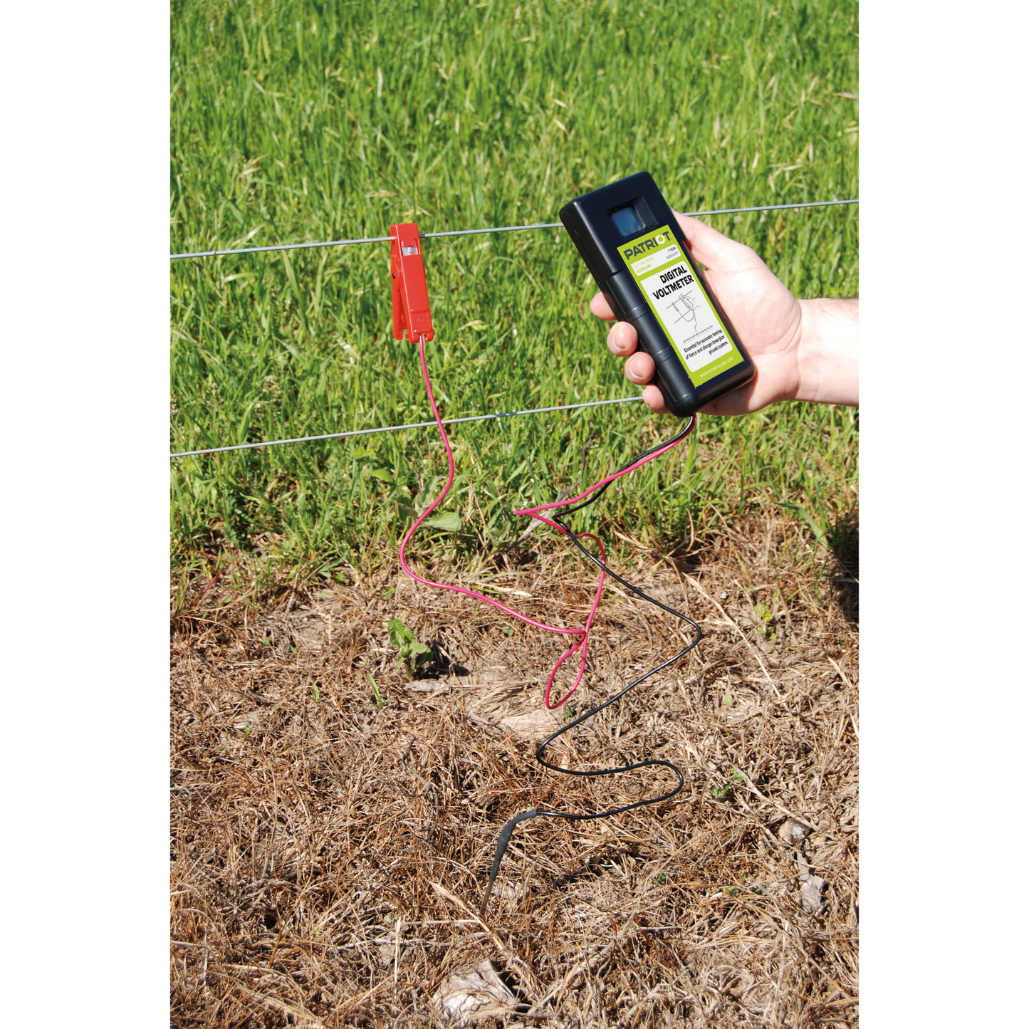 Patriot Digital Electric Fence Tester | 200V–9,900V Voltage Reader for Fence & Energizer Testing