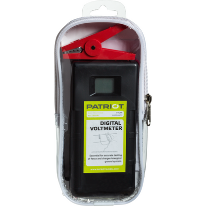 Patriot Digital Electric Fence Tester | 200V–9,900V Voltage Reader for Fence & Energizer Testing