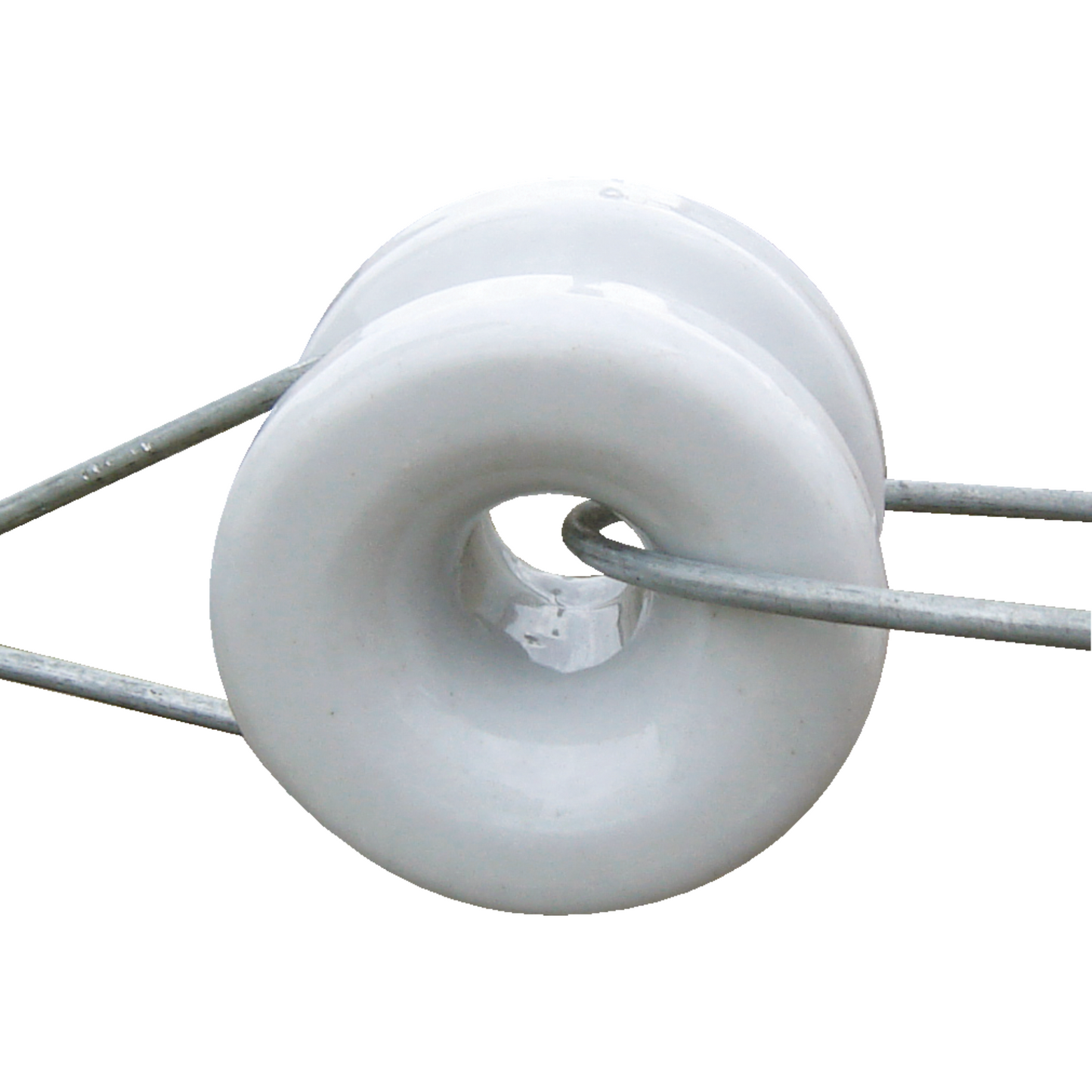 Patriot Porcelain Donut Corner Electric Fence Insulator - Pack of 10