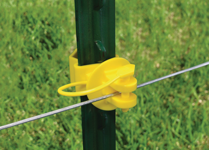 Patriot Yellow T-Post Pinlock Insulator - Pack of 25