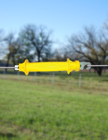 Patriot Rubber Electric Fence Gate Handle - Yellow, UV Safe