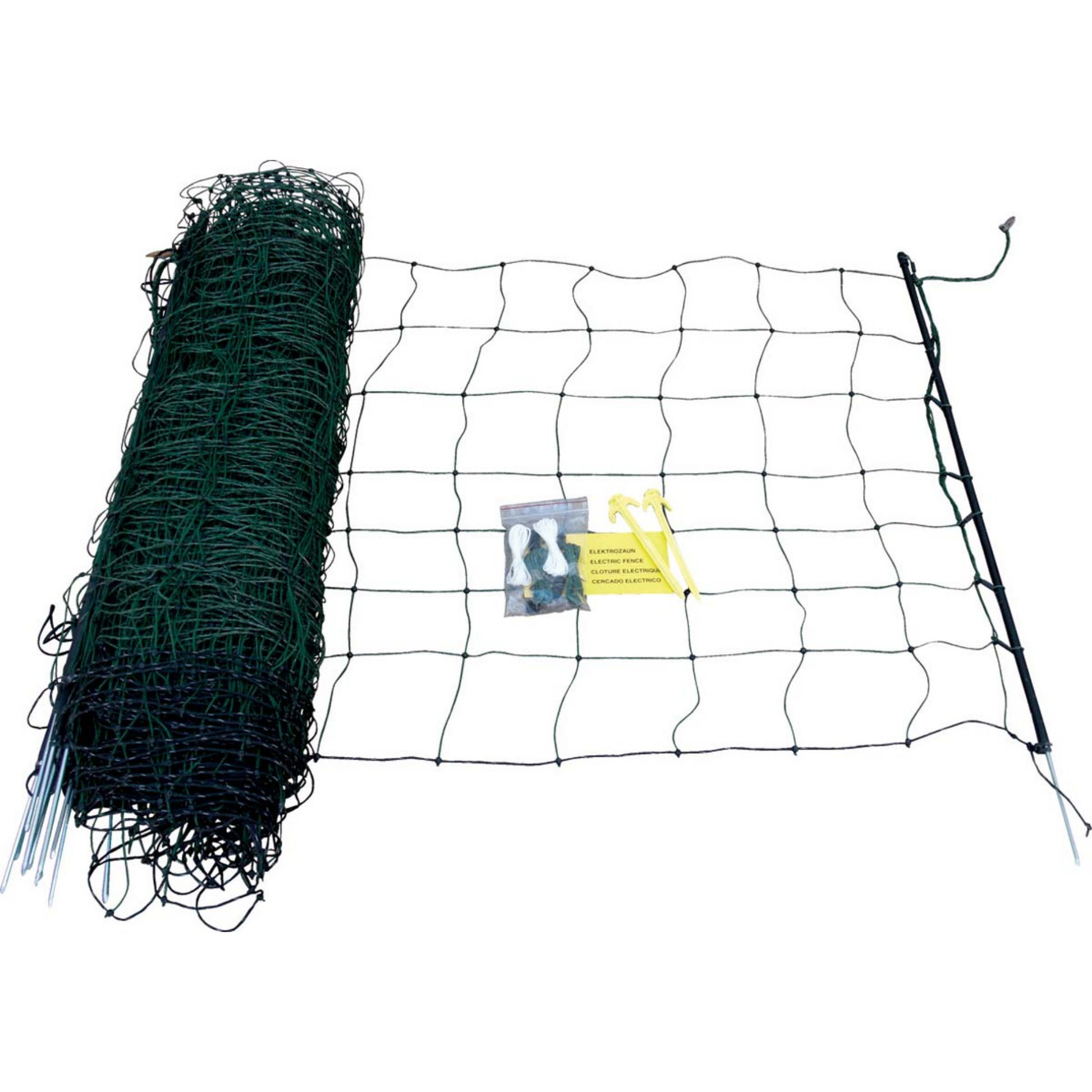 Patriot Sheep & Goat Electric Fence Netting 164ft x 35in – 14 Posts, 8 Wires