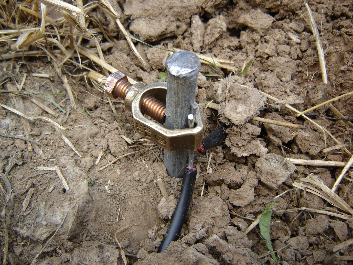 Speedrite Brass Ground Rod Clamp - Heavy-Duty, UL Approved