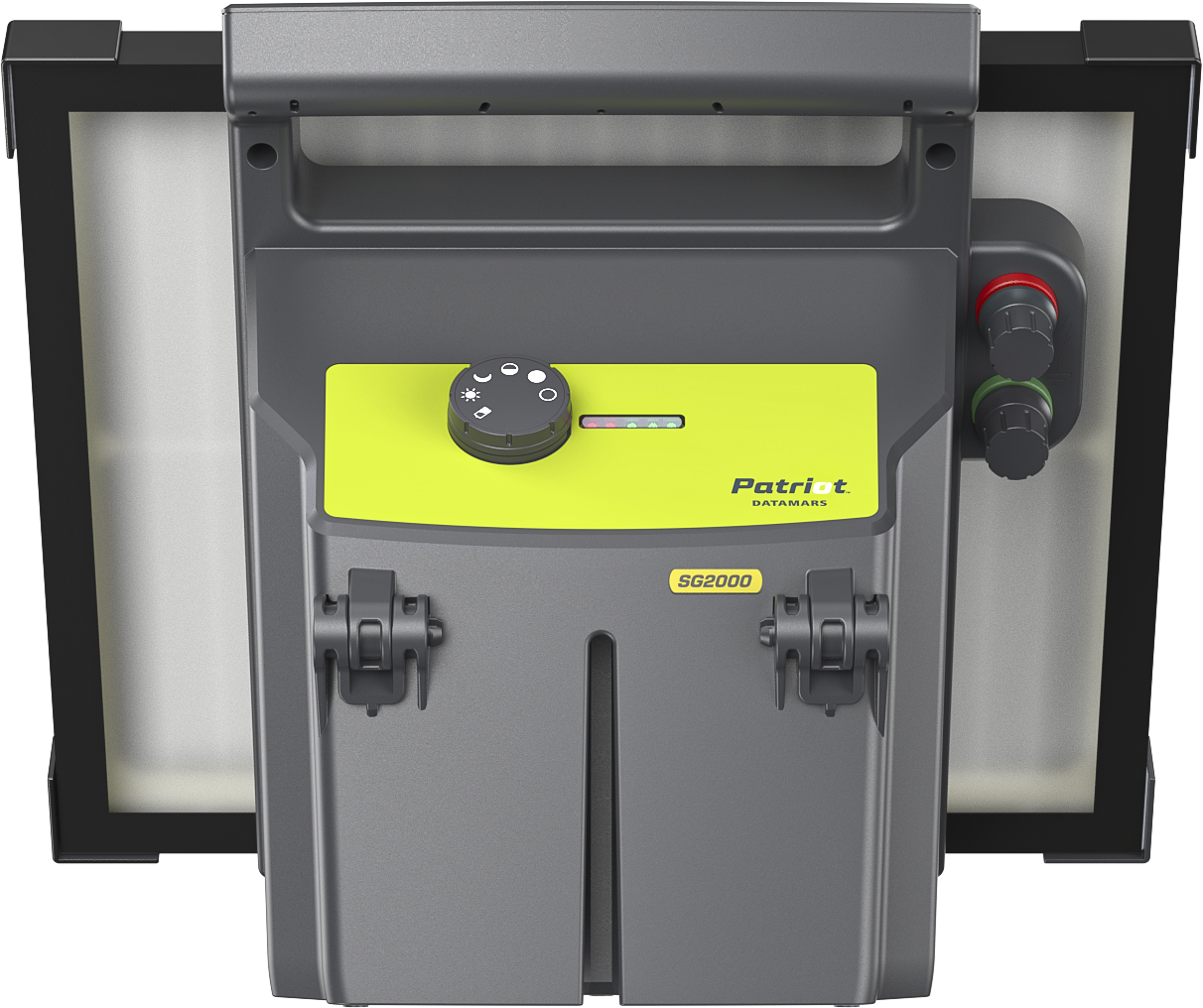 Patriot SG2000 Solar Electric Fence Charger - 12V Battery, 2J, 50 Mile