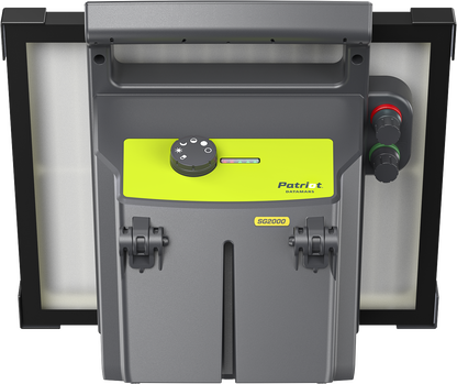 Patriot SG2000 Solar Electric Fence Charger - 12V Battery, 2J, 50 Mile