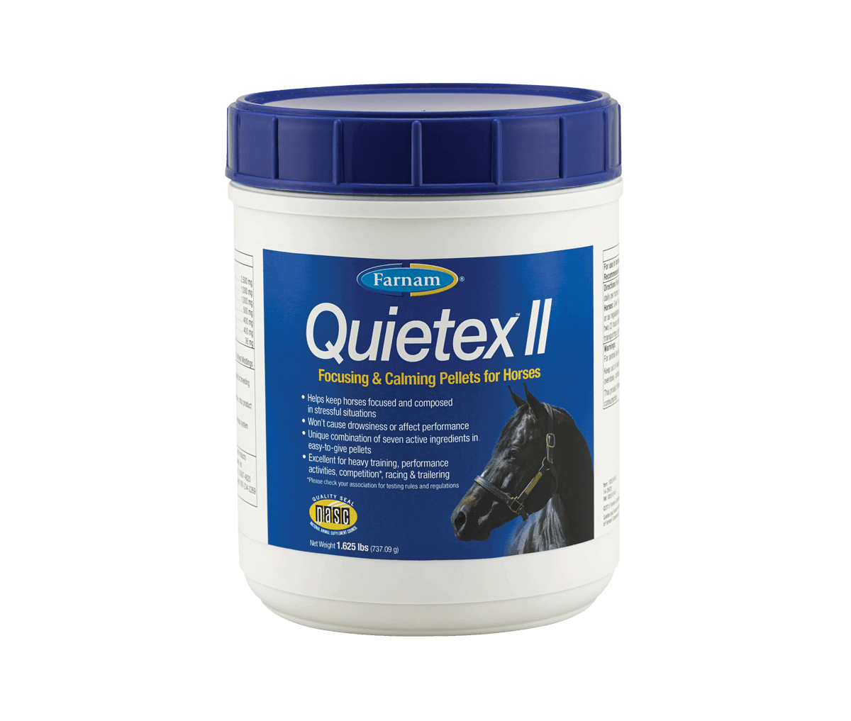 Farnam Quietex II Focusing & Calming Pellets For Horses - Stress Relief