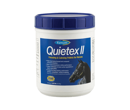 Farnam Quietex II Focusing & Calming Pellets For Horses - Stress Relief
