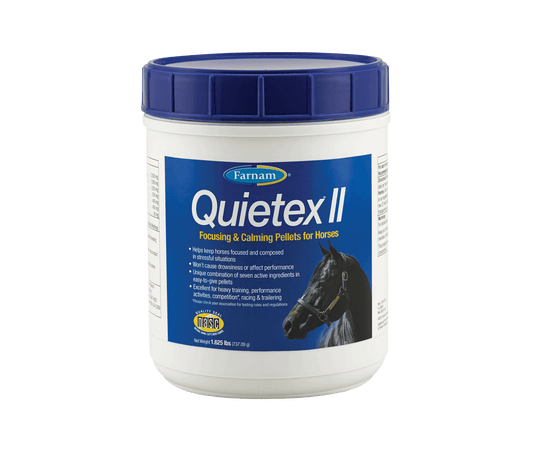 Farnam Quietex II Focusing & Calming Pellets For Horses - Stress Relief
