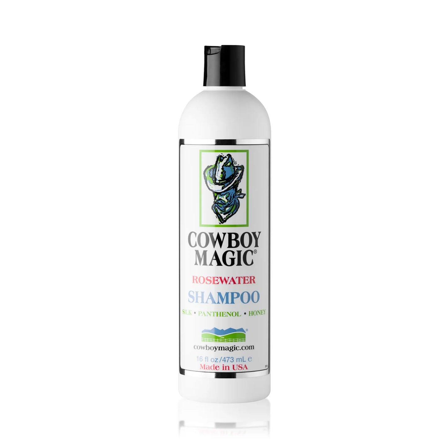 Cowboy Magic Rosewater Shampoo with Honey, Silk & Panthenol | Gentle Deep-Cleaning Formula
