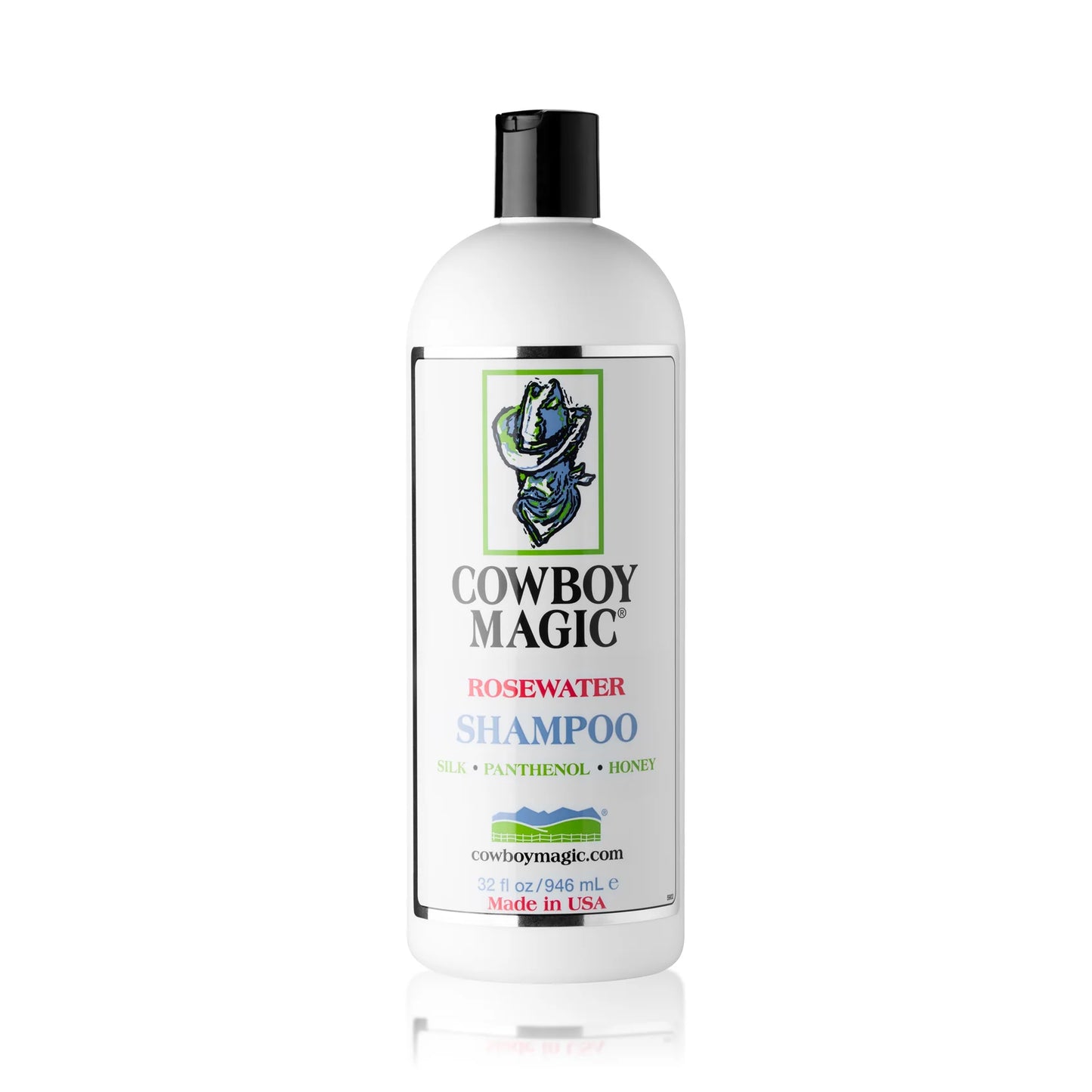 Cowboy Magic Rosewater Shampoo with Honey, Silk & Panthenol | Gentle Deep-Cleaning Formula