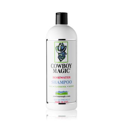 Cowboy Magic Rosewater Shampoo with Honey, Silk & Panthenol | Gentle Deep-Cleaning Formula