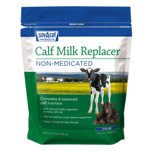 Sav-A-Caf Value Calf Milk Replacer Non-Medicated | 20% Protein & 20% Fat Nutrition | 9 lb Bag