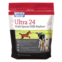 Sav-A-Caf Ultra 24 Multi-Species Milk Replacer | Complete Nutrition for Young Animals | 8 lb