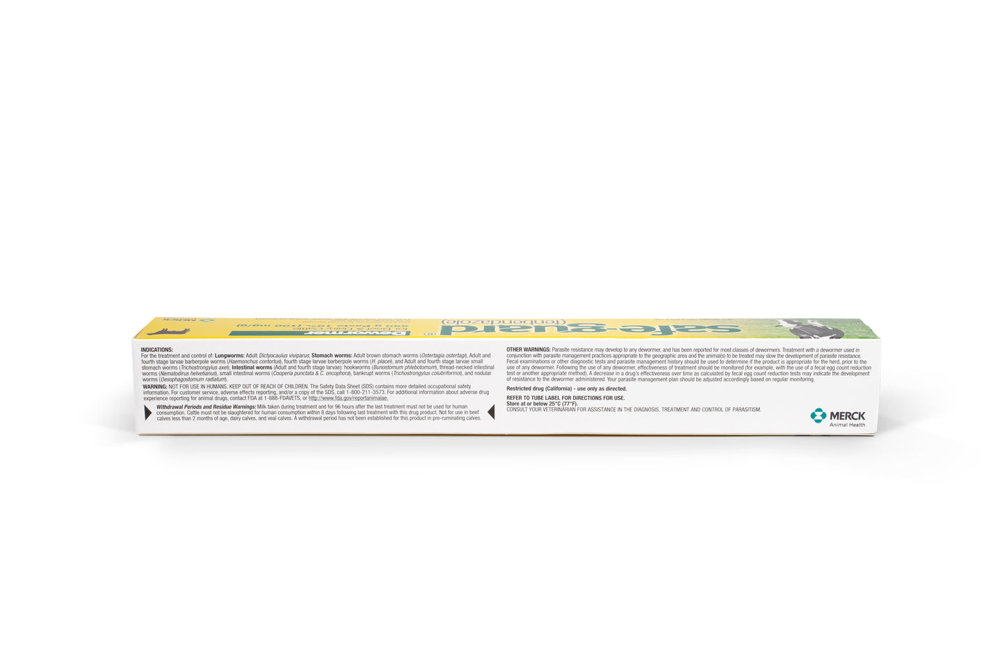 Merck SafeGuard Paste 10% – Dewormer for Cattle | Fenbendazole 290g Syringe