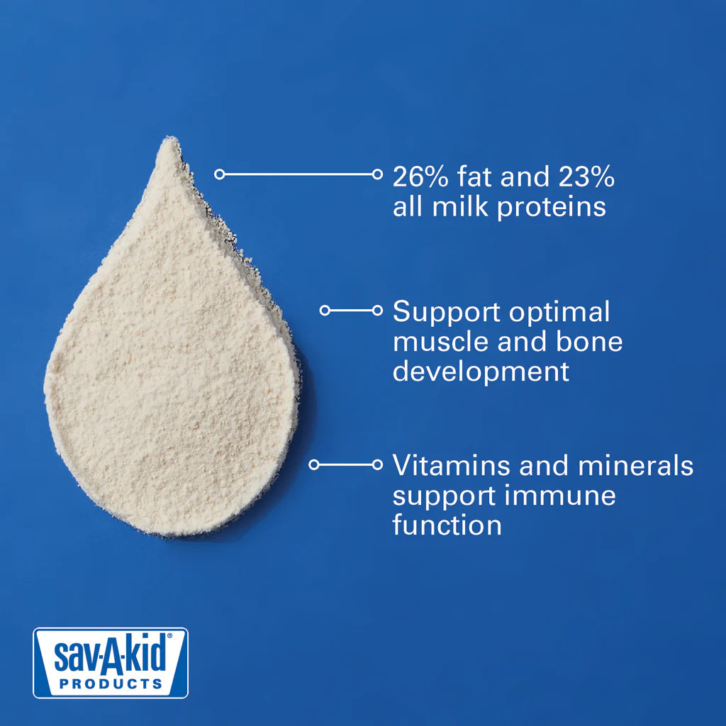Sav-A-Kid Milk Replacer | 23% Protein & 26% Fat Nutrition for Goat Kids | 8 lb Pouch